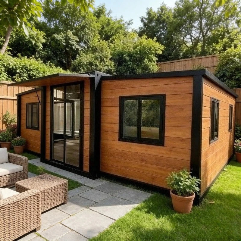 2 3 Bedrooms Mobile Tiny Home Prefabricated Expandable Container House Warehouse Barn Portable Container Homes Folding Room