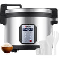 Commercial Rice Cooker 15L/15.85QT Large Capacity Rice Cooker Warmer for 25-35 People Holds Up to 84 Cups of Cooked Rice 1550W