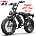 Thick Tire Electric Bike 20 26 Inch 1000w 2000w 30-50mph 30-60mile 48v Aluminum Alloy Factory Original,for Electric Bicycle