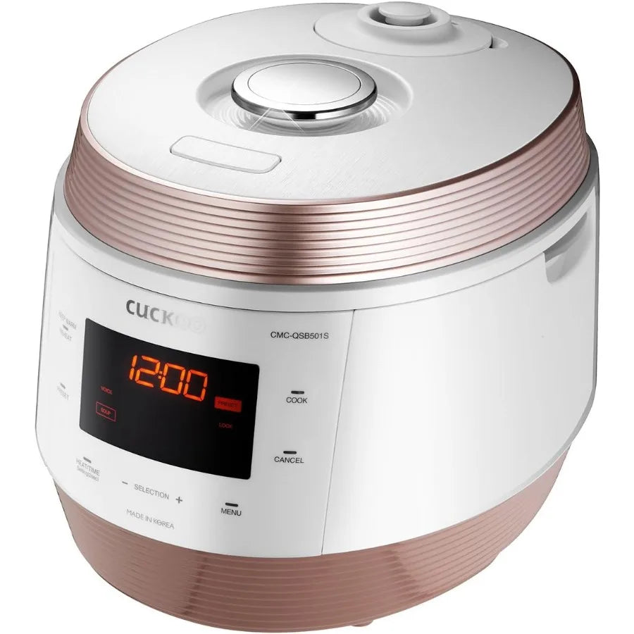 Electric Pressure Cooker 5QT Multicooker with Stainless Steel Non-Stick Inner Pot 10 Menu Options High Pressure Steamer for Coo