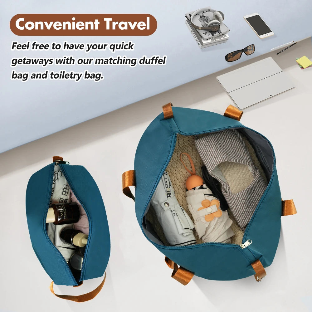 24"Hardshell Luggage Sets with Bags Lightweight Suitcase Double Spinner Wheels with TSA Lock ,Single Vintage Luggage ,Suitcase