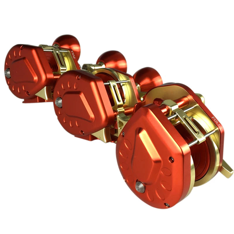 Slow Jigging Master Reel Boat 50kg 6.3:1 Gear Ratio Saltwater Trolling Drum Reels Sea Fishing