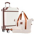 24"Hardshell Luggage Sets with Bags Lightweight Suitcase Double Spinner Wheels with TSA Lock ,Single Vintage Luggage ,Suitcase