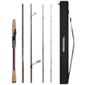 Craz Premium Spinning Fishing Rods, 1-Piece Performance Multi-Piece Travel Rod, Sensitive Backbone Tough Fishing Rod with Toray