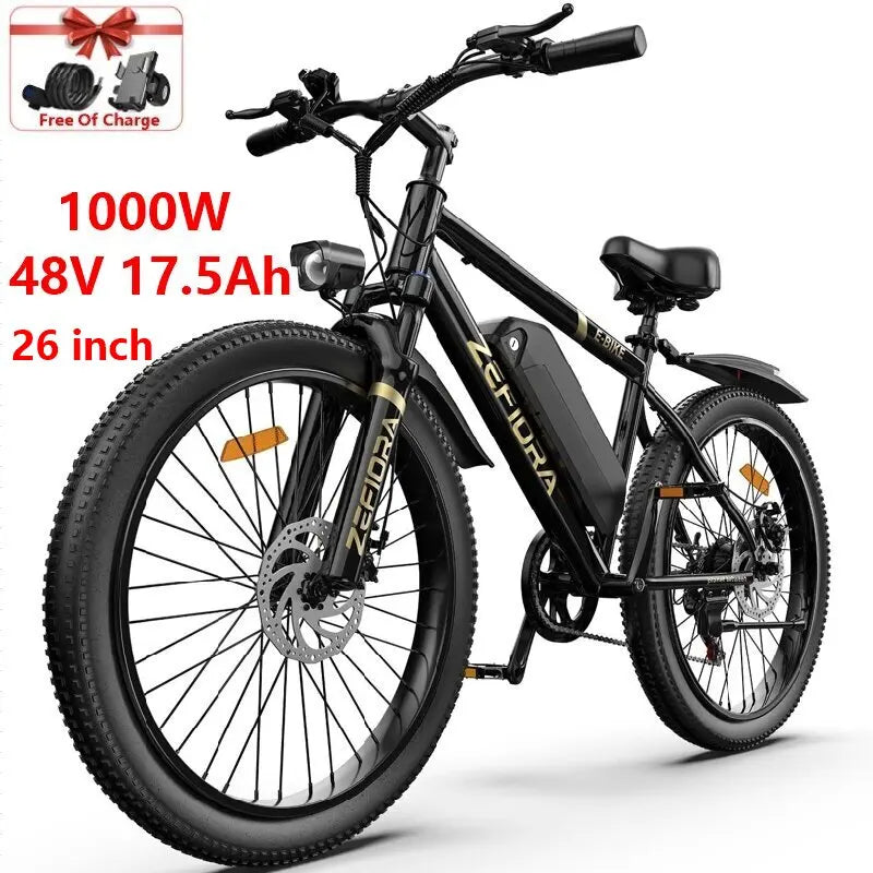 Thick Tire Electric Bike 20 26 Inch 1000w 2000w 30-50mph 30-60mile 48v Aluminum Alloy Factory Original,for Electric Bicycle