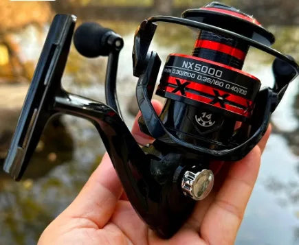 Full Metal Spinning Fishing Reel 1000 2026 3000 4000 5000 6000 7000 Series Eva Comfortable Grip Thickened Line Roller Smooth Lon