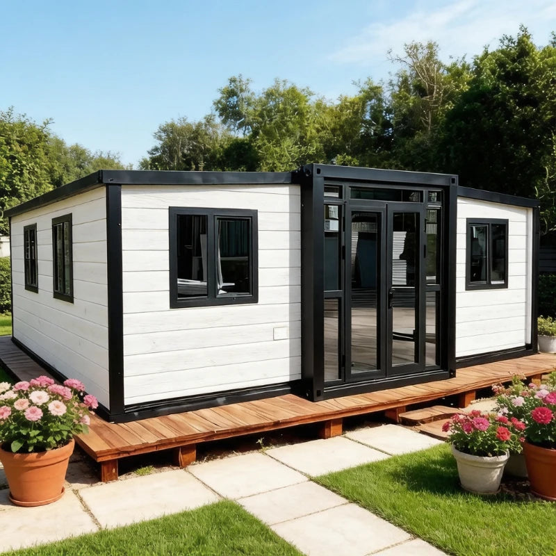 Prefabricated Homes 2 3 Bedroom Forest Cabin Prefab Mobile Tiny House Home Expandable Container House 20ft 40ft Folding Room