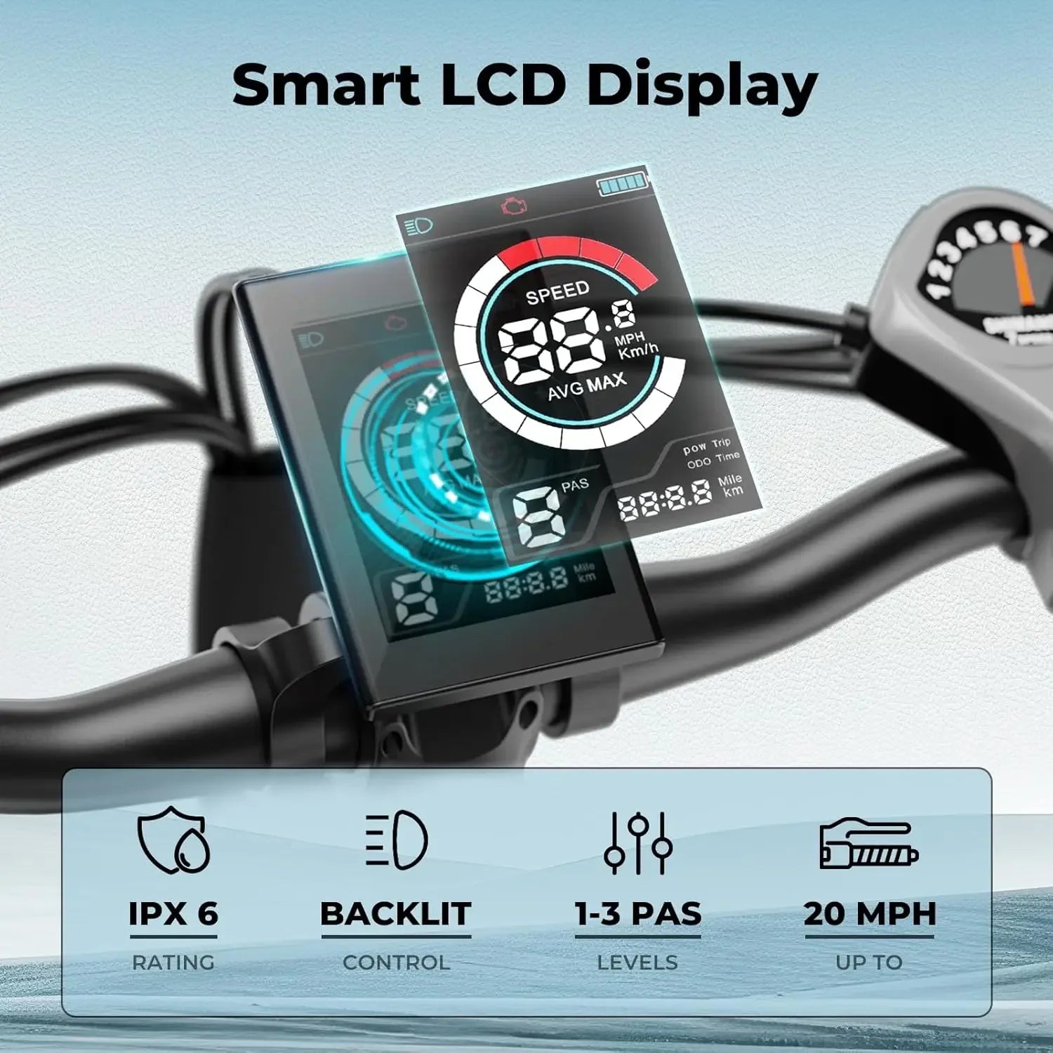 EB5 Electric Bike for Adults with Peak 1000W Brushless Motor, 40Miles 20MPH Commuting Electric Mountain Bike with 360Wh Removabl