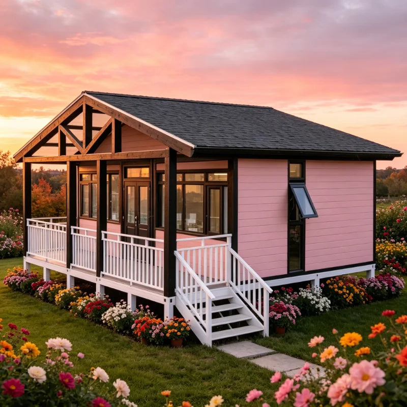 Customized Prefabricated Container House  2 3 Bedrooms Luxury T Tiny Home  20ft 40ft Portable Modular Mobile Garden Rooms