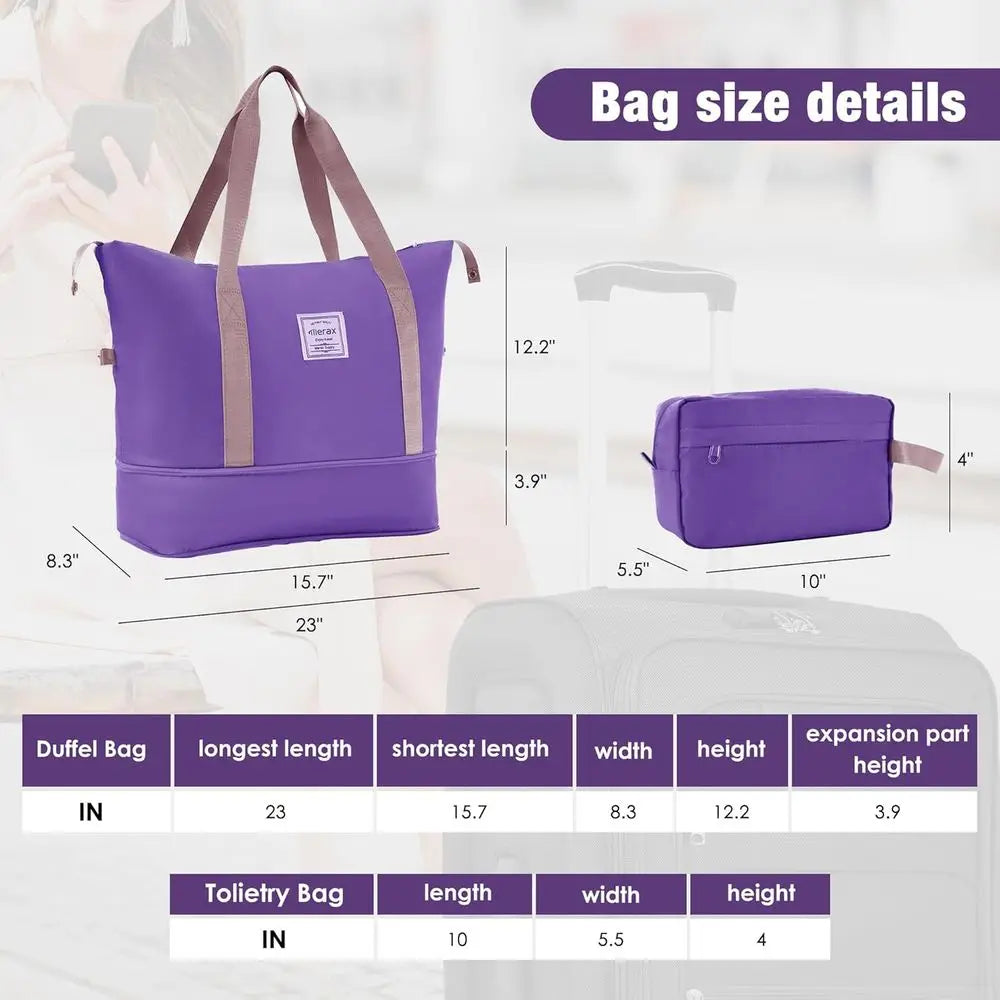 3 Piece Spinner Suitcase Set - Lightweight Expandable Travel Luggage 22 26 30