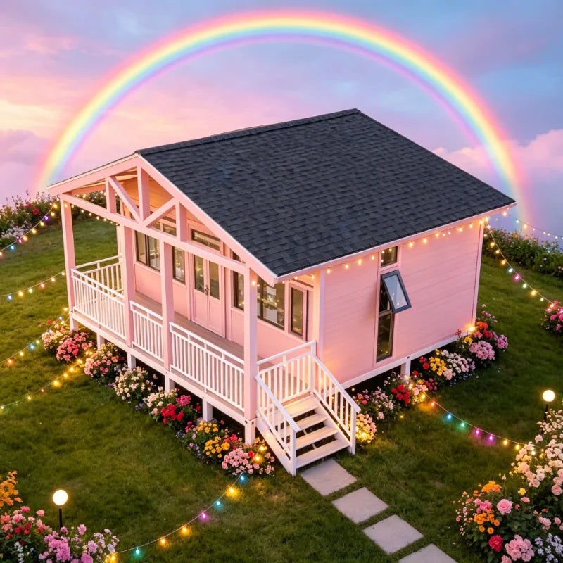 Customized Prefabricated Container House  2 3 Bedrooms Luxury T Tiny Home  20ft 40ft Portable Modular Mobile Garden Rooms