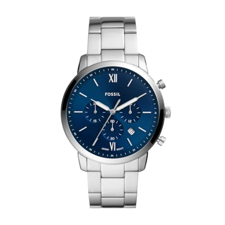 Fossil Men's Watch, Neutra Quartz Stainless Steel Chrograph Watch for Men