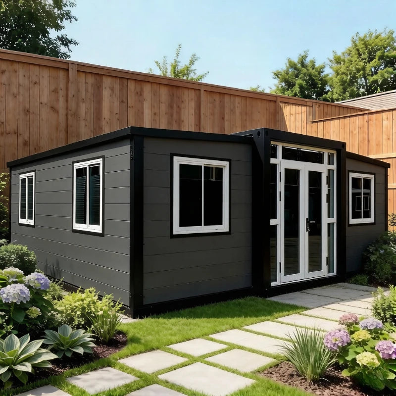 Prefabricated Homes 2 3 Bedroom Forest Cabin Prefab Mobile Tiny House Home Expandable Container House 20ft 40ft Folding Room