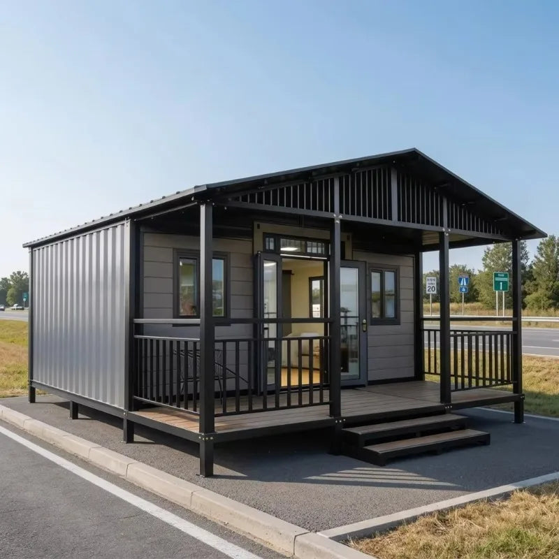 Customized Prefabricated Container House  2 3 Bedrooms Luxury T Tiny Home  20ft 40ft Portable Modular Mobile Garden Rooms
