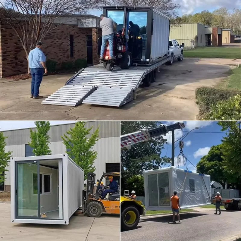 Customized 20Ft 40Ft 2 Bedroom Prefabricated Container House Luxury Mobile Expandable Container Houses Wooden House Tiny House