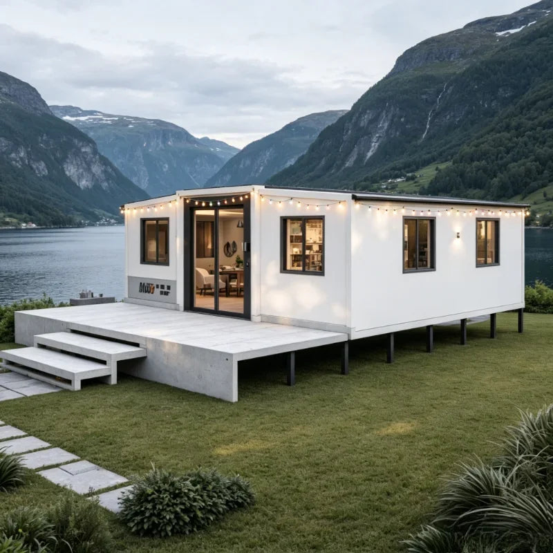 Customized 20Ft 40Ft 2 Bedroom Prefabricated Container House Luxury Mobile Expandable Container Houses Wooden House Tiny House