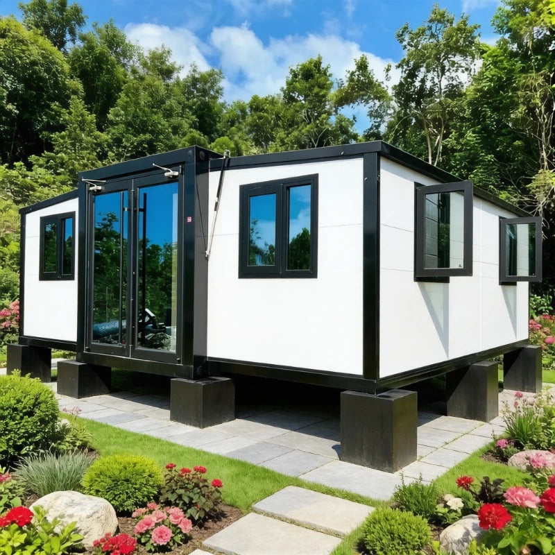 2 3 Bedrooms Mobile Tiny Home Prefabricated Expandable Container House Warehouse Barn Portable Container Homes Folding Room