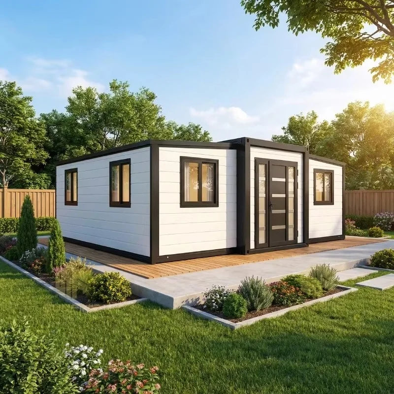 Customized Prefabricated Container House  2 3 Bedrooms Luxury T Tiny Home  20ft 40ft Portable Modular Mobile Garden Rooms