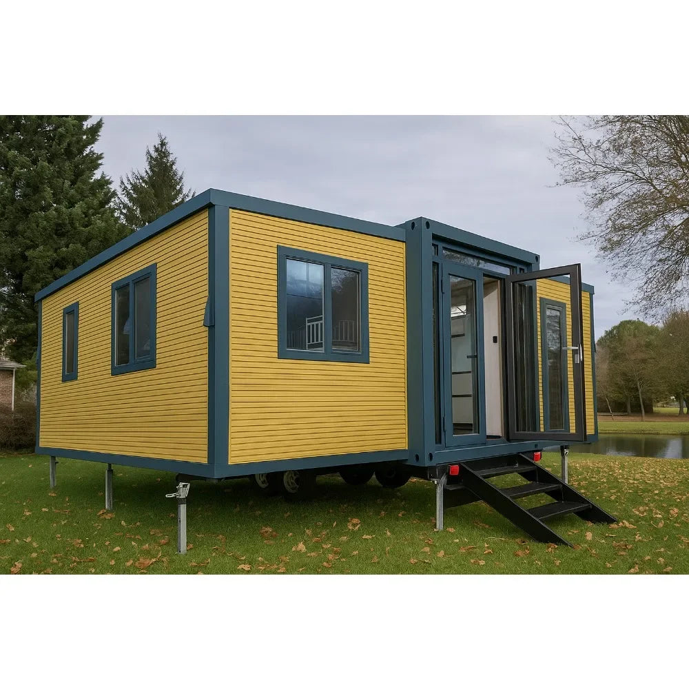 YG Customized 2 Bedroom Prefabricated 20Ft 40Ft Expandable Container House Prefab Living Villa Folding Portable Mobile Tiny Home