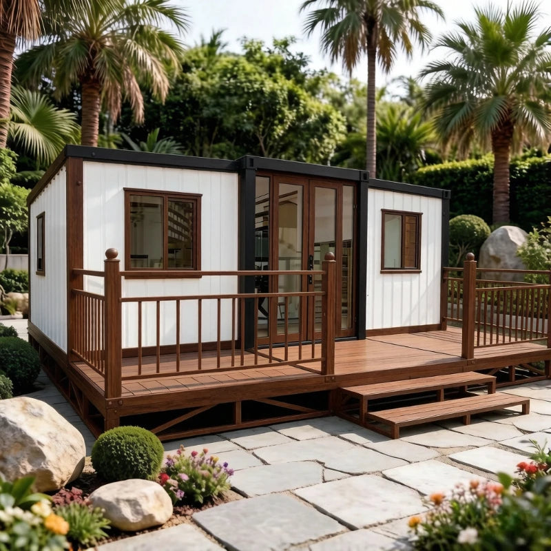 Prefabricated Homes 2 3 Bedroom Forest Cabin Prefab Mobile Tiny House Home Expandable Container House 20ft 40ft Folding Room