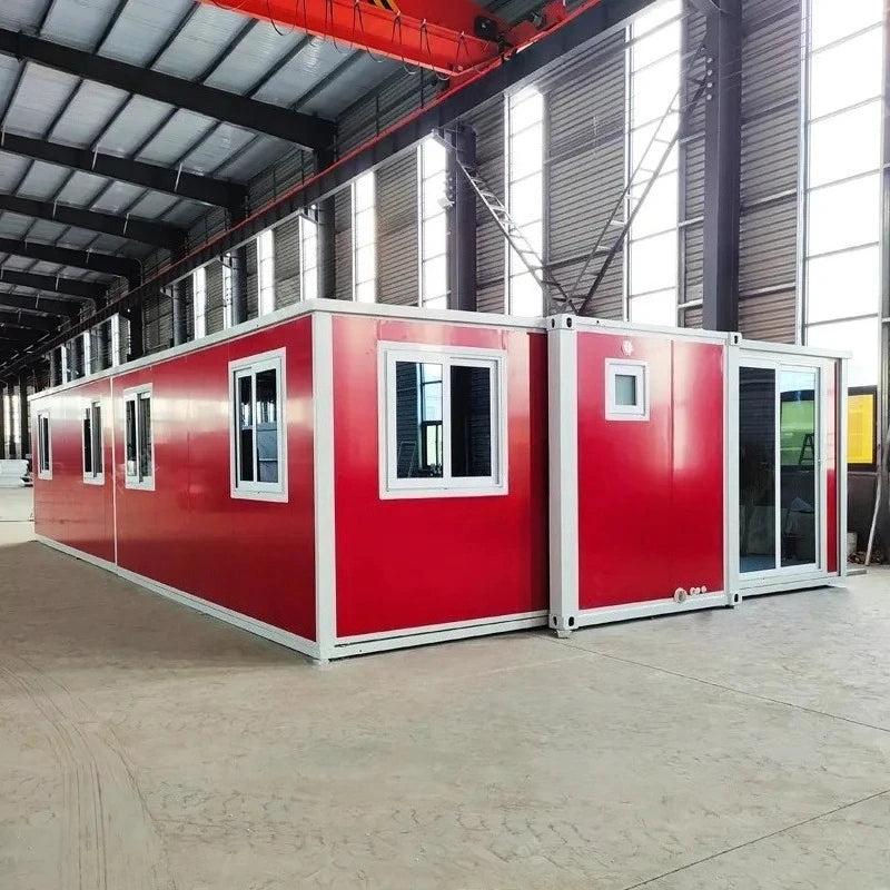 Prefab Folding Room Container House 2 4 Bedroom Modern Tiny House 20ft 40ft Expandable Mobile Office For Outdoor Hotels Villas