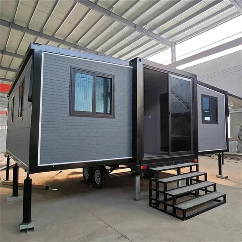 Prefab Folding Room Container House 2 4 Bedroom Modern Tiny House 20ft 40ft Expandable Mobile Office For Outdoor Hotels Villas