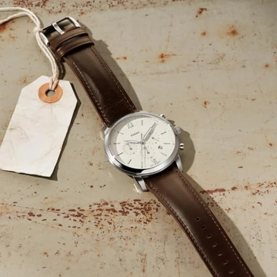 Fossil Men's Watch, Neutra Quartz Stainless Steel Chrograph Watch for Men