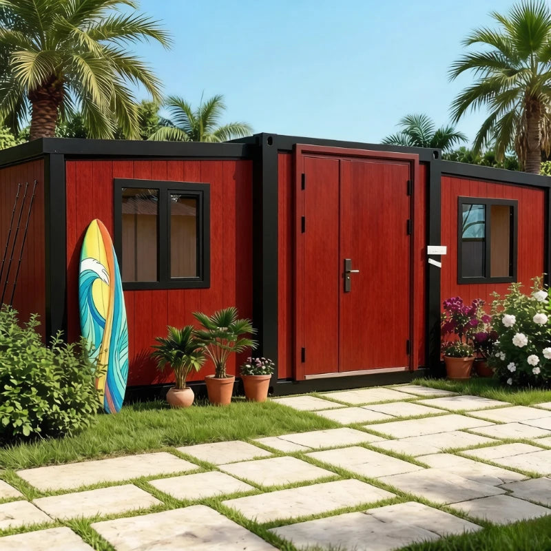 Prefabricated Homes 2 3 Bedroom Forest Cabin Prefab Mobile Tiny House Home Expandable Container House 20ft 40ft Folding Room