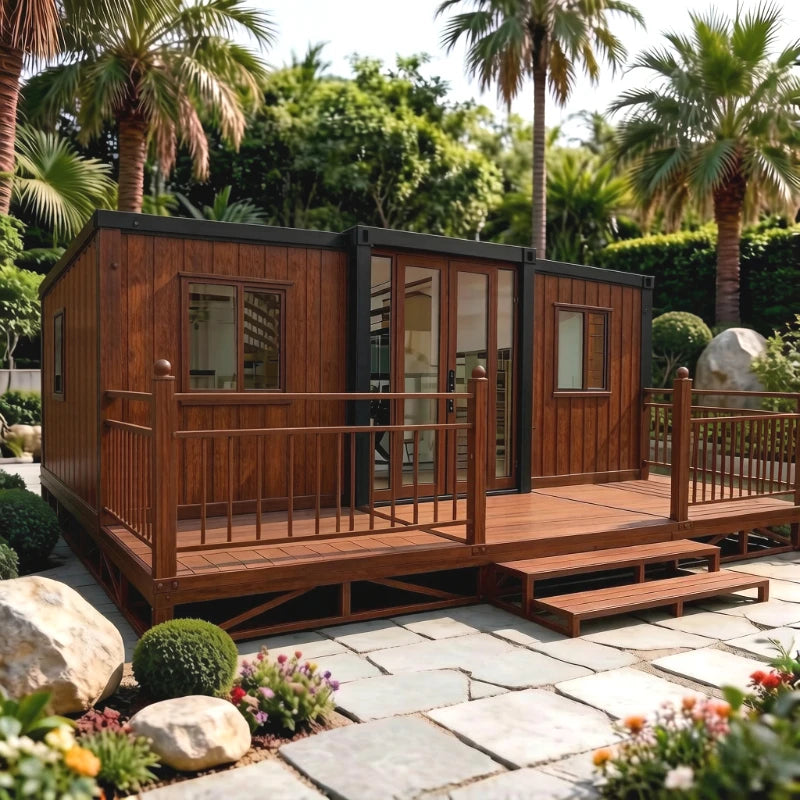 Prefabricated Homes 2 3 Bedroom Forest Cabin Prefab Mobile Tiny House Home Expandable Container House 20ft 40ft Folding Room