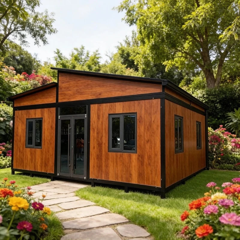 Portable Container Homes 2 3 Bedrooms Mobile Tiny Home Prefabricated Expandable Foldable Steel House Magic House Warehouse Barn