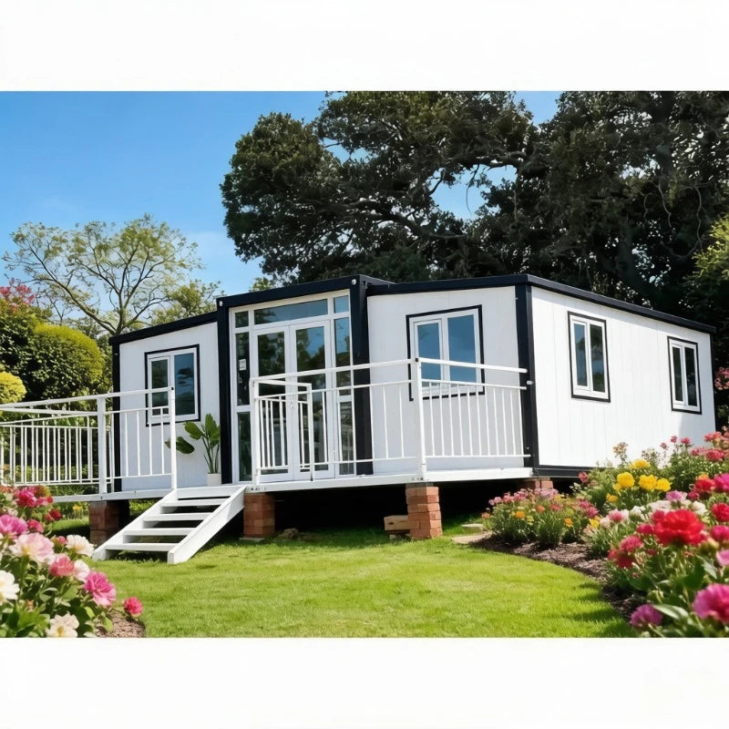 2 3 Bedrooms Mobile Tiny Home Prefabricated Expandable Container House Warehouse Barn Portable Container Homes Folding Room