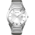 Bulova Men's 3-Hand Calendar Date Quartz Watch, Patterned Dial, 38mm Style: 96B015