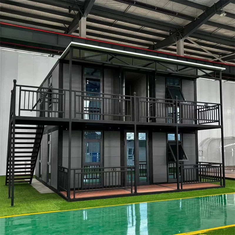 Prefabricated Homes 2 3 Bedroom Forest Cabin Prefab Mobile Tiny House Home Expandable Container House 20ft 40ft Folding Room