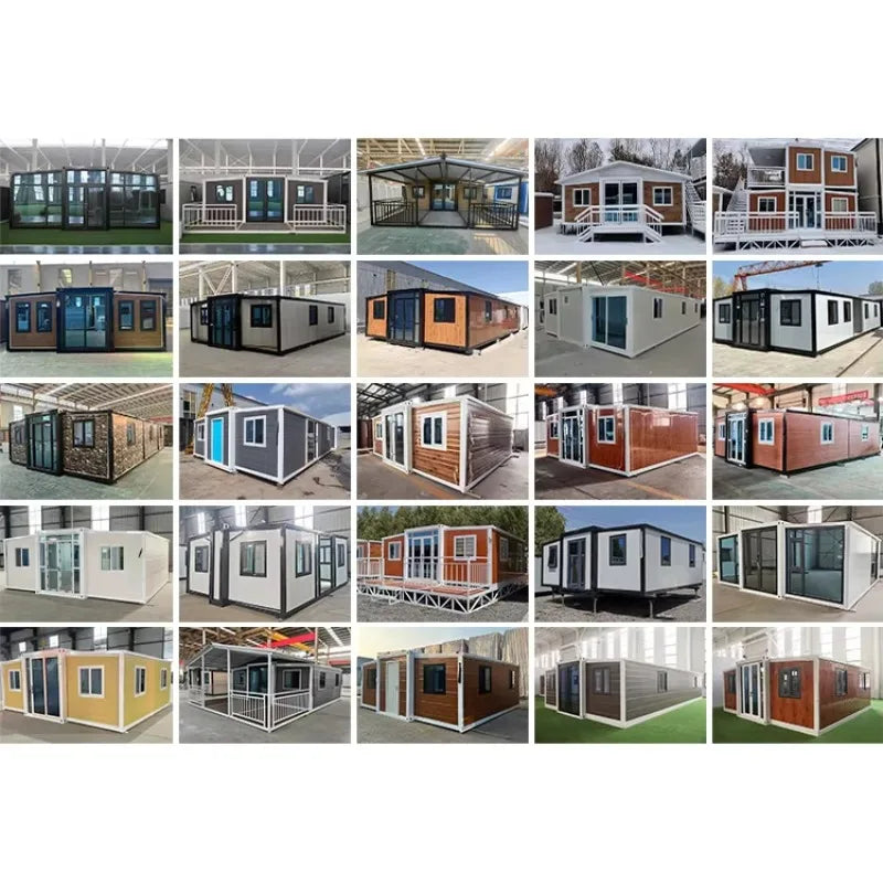 Prefabricated Homes 2 3 Bedroom Forest Cabin Prefab Mobile Tiny House Home Expandable Container House 20ft 40ft Folding Room