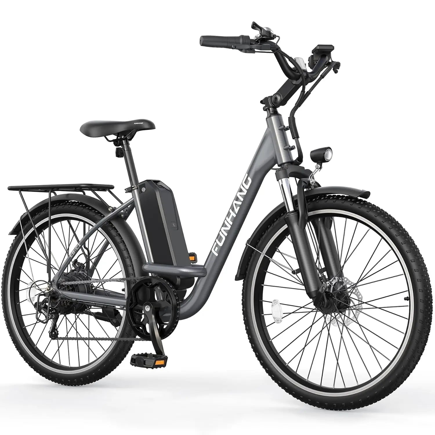 Electric Bike for Adults, 26" City Cruiser Ebike with 1000W Peak Motor, 21.7MPH 50 Miles Commuter Adult Electric, Customized