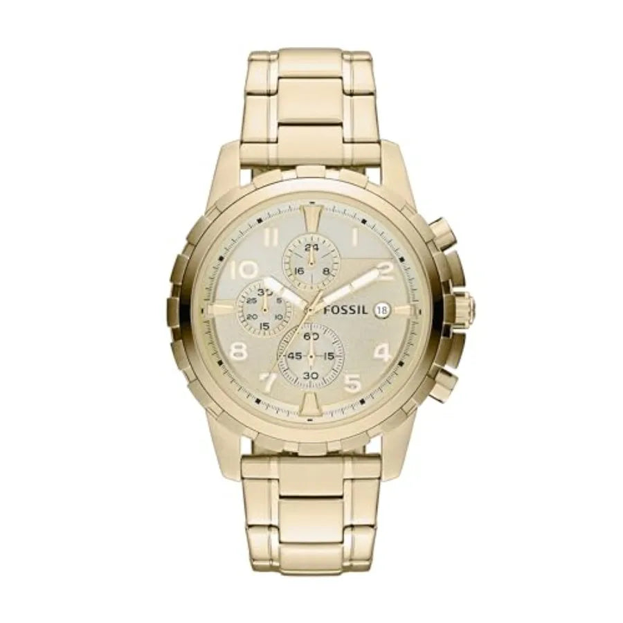 Fossil Men's Watch, Dean Quartz Stainless Steel Chrograph Watch for Men