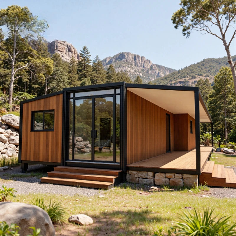 Prefab Folding Room Container House 2 4 Bedroom Modern Tiny House 20ft 40ft Expandable Mobile Office For Outdoor Hotels Villas